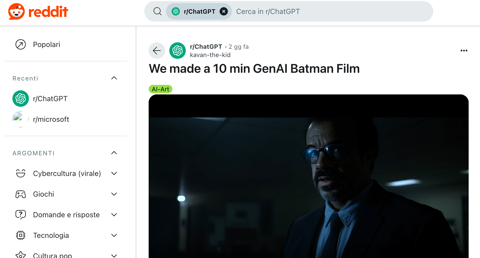 Batman Iintelligence Batman incontra l’intelligenza artificiale: il corto che ha stupito il ...